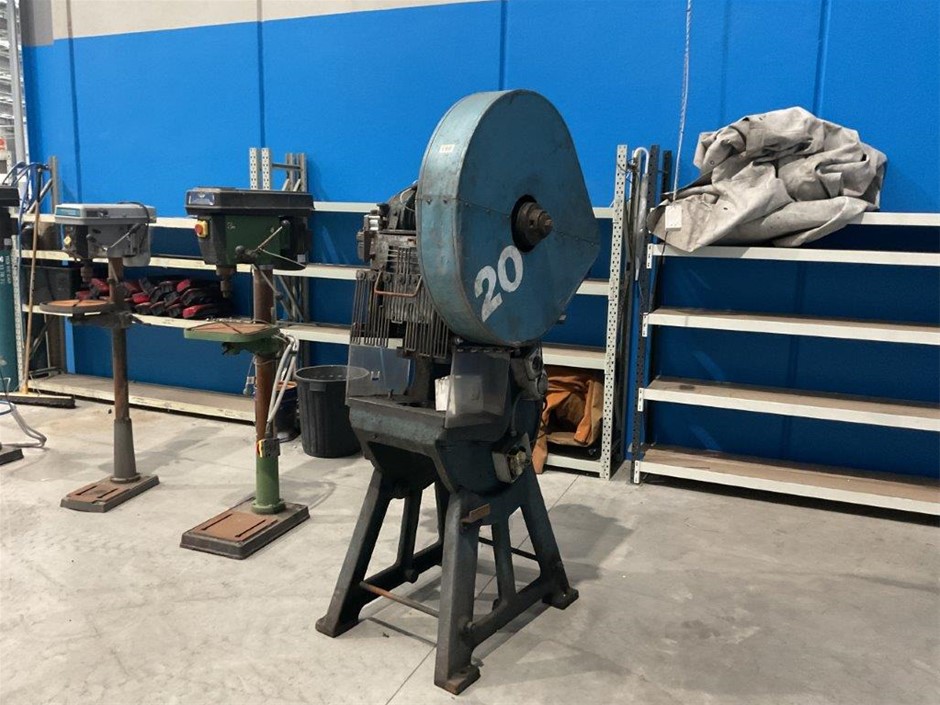 John Heine and Son Inclinable Power Press