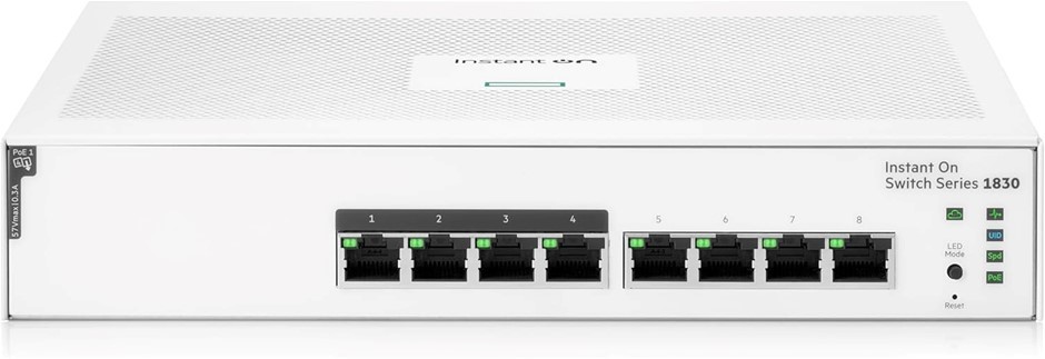 BRAND NEW AND SEALED HPE Networking Instant On Switch Series 1830 8-Port Gb