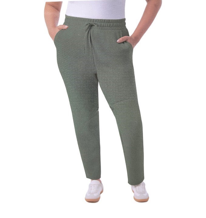 2 x 32DEGREES Women's Sueded Tech Pants, Size XL, Green.