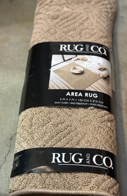 RUG AND CO Isla Tile Area Rug, Gardina, 152 x 213cm.