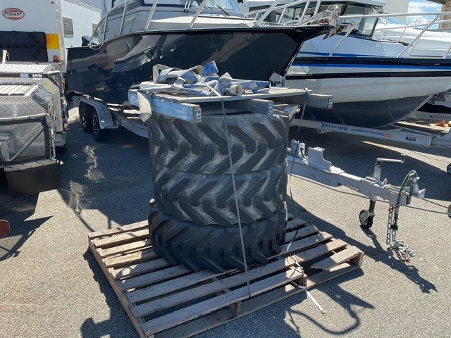 Forklift Tyres Hose Pallet Of