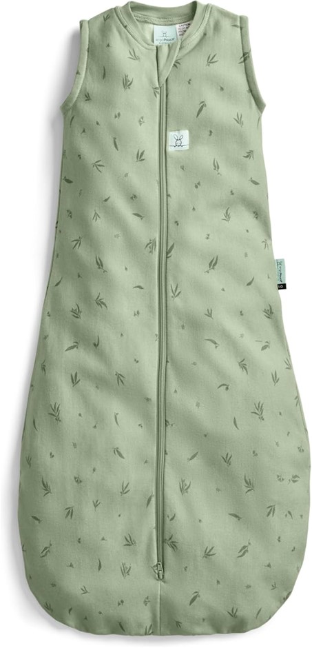 ERGOPOUCH Sleeping Bag, Sleeveless, Organic Jersey Cotton, 1.0 TOG, 2-4Y,