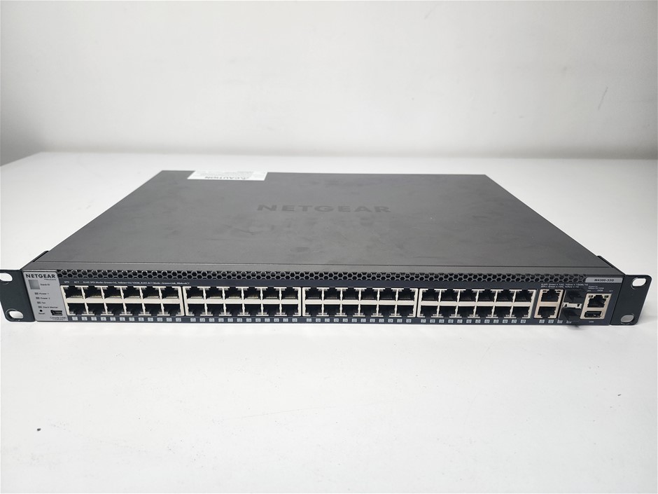 Netgear Prosafe M4300-52G PoE+ 48 Port Gigabyte Switch Model: GSM4352PA