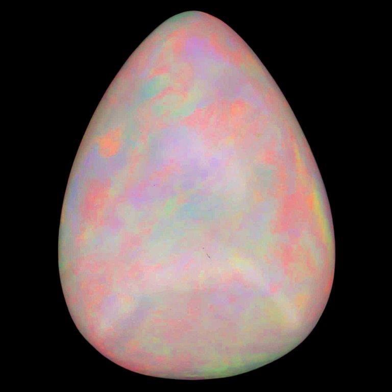 16.16 Carats White Color-Play Opal