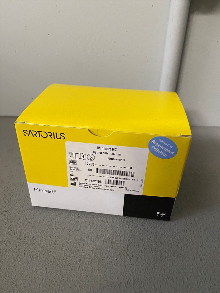 Minisart RC, Hydrophilic, 25 mm (Yellow)