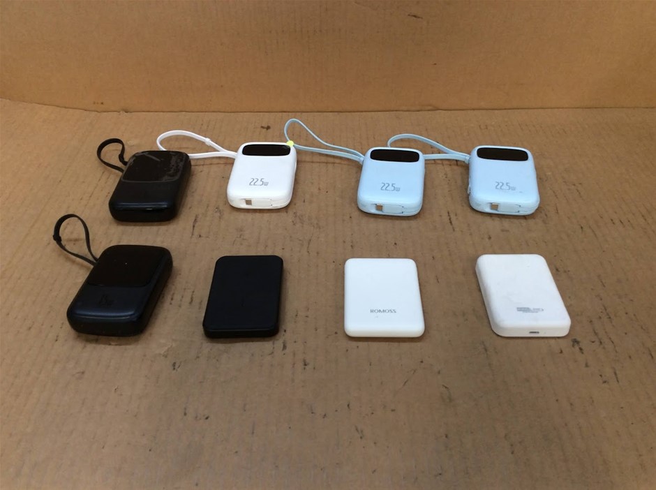 Mixed Brand ROMOSS KINGLEEN Power Bank (Lot of 8)