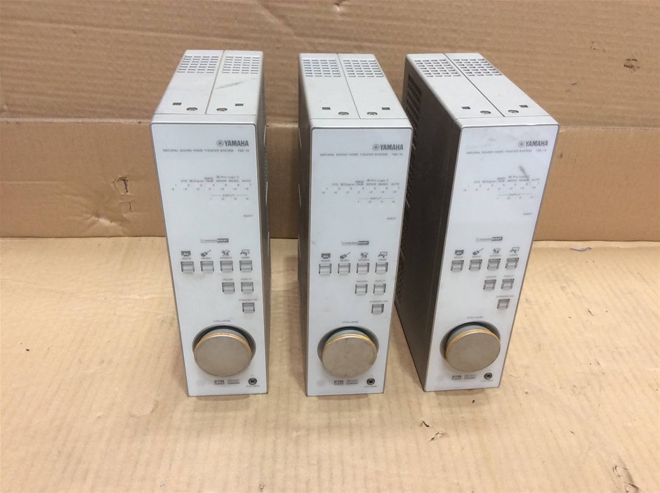 Yamaha TSS-15 Natural Sound Home Theater System (Lot of 3)