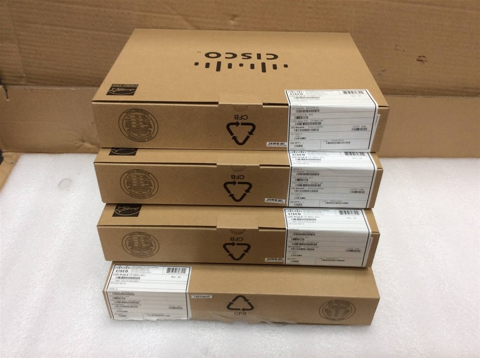 Cisco CP-8841-K9 IP Phone - New (Lot of 4)