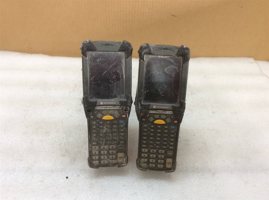 Motorola MC9190 Rugged Mobile Barcode Scanner Terminal (Lot of 2)