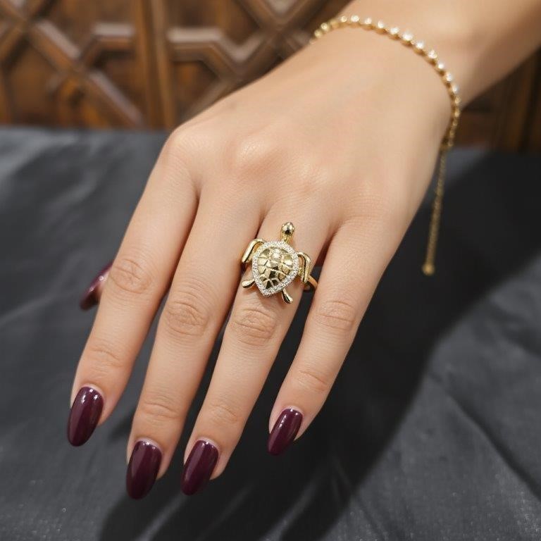 18K/Italy  Gold Filled Ring -(stamped 18K/Italy)-Warranty Quality