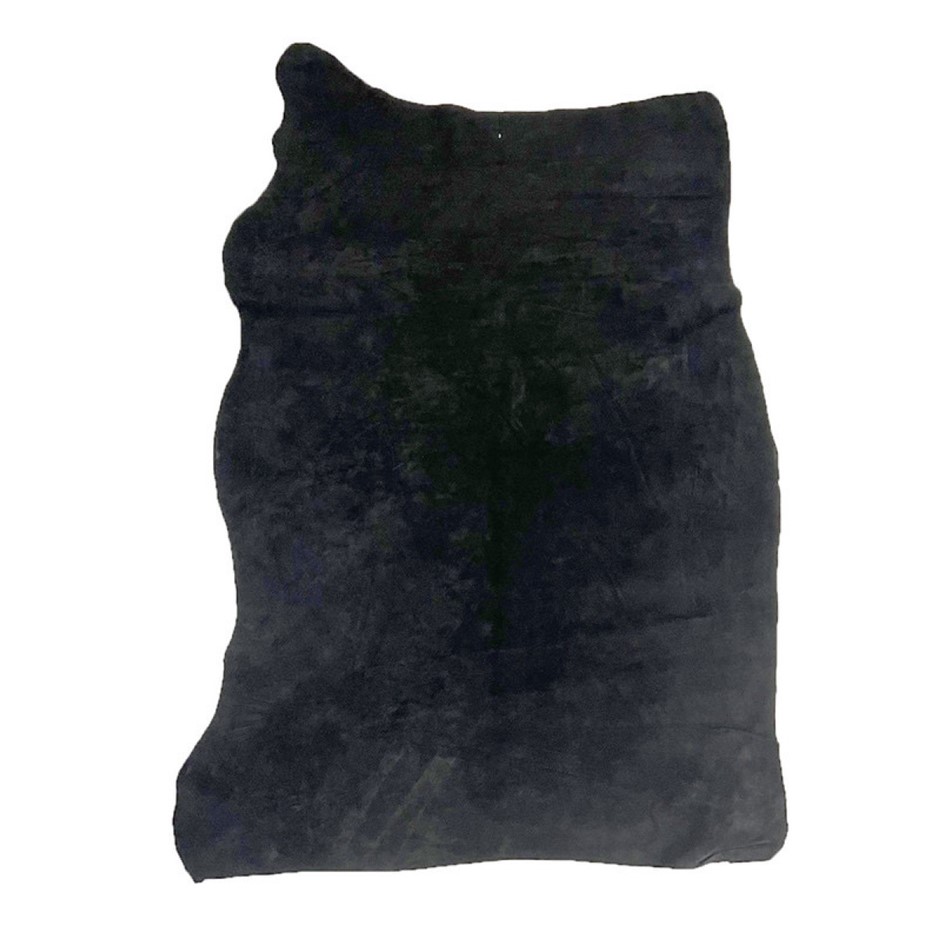 8sqft Top Grade Black Colour Split Suede Pig Hide