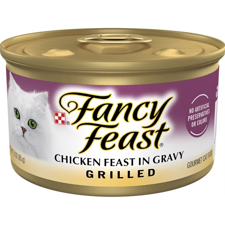 35 x FANCY FEAST Cat Food Poultry & Beef Collection Assorted Flavours, Incl