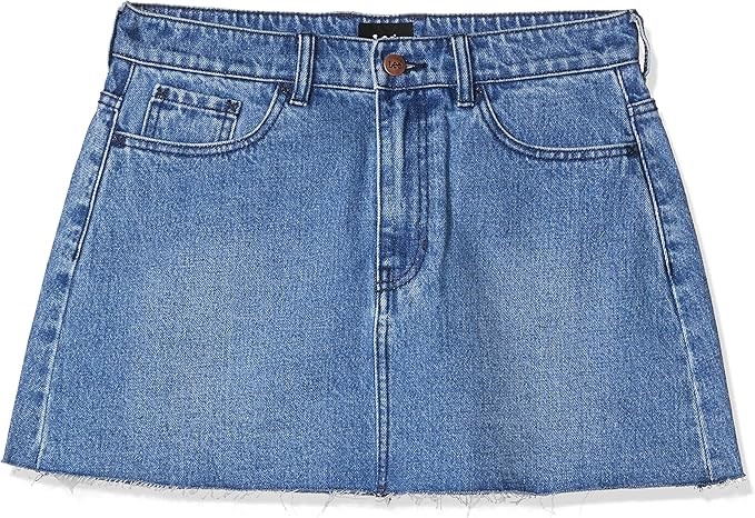 LEE Women's Lola Mid A-Line Skirt, Size 7, Baja Blue (F79), 656323. RRP: $1