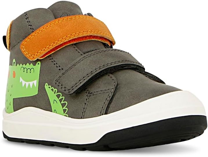 GROSBY Boy's Roey Shoe, Size 4 Little Kid, Grey, 558942. Buyers Note - Di