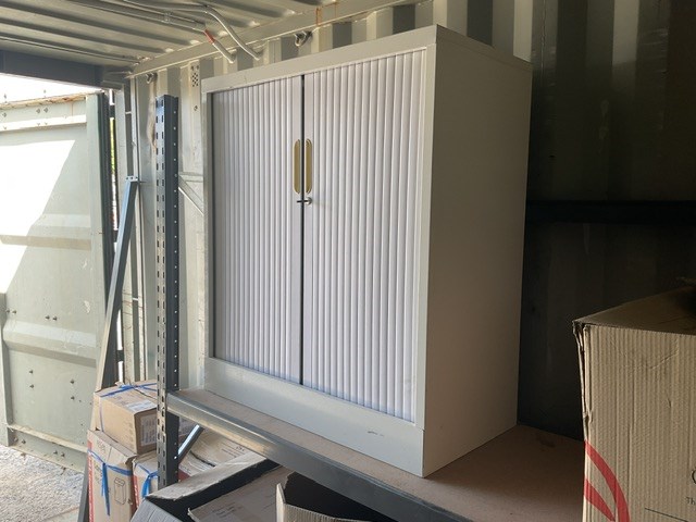 Tambour Door Cabinet