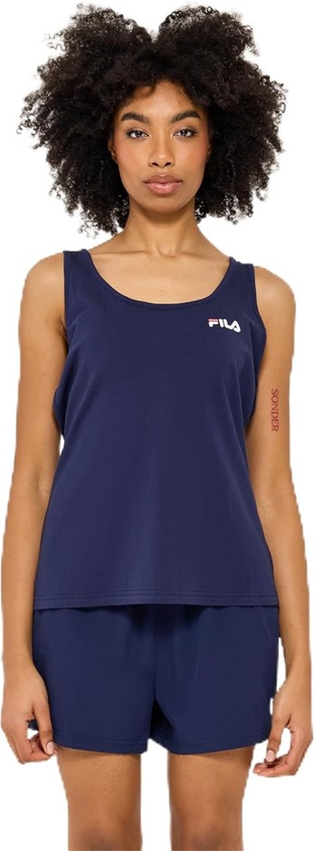 2 x FILA Women's Amy Tank Top, New Navy, Medium, ASG22630. RRP: $40. Buye