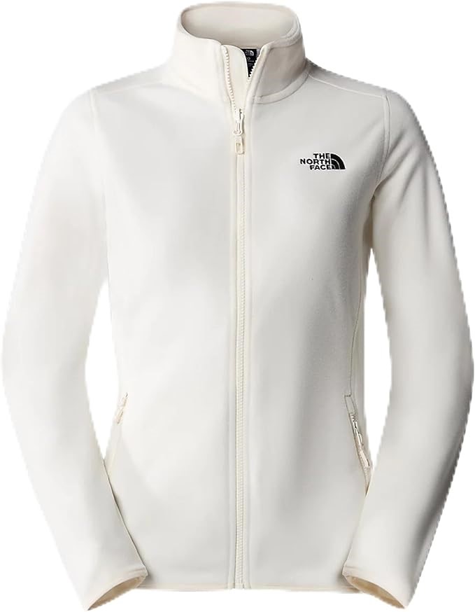 THE NORTH FACE Women's 100 Glacier Fleece Zip, Size XS, White Dune. Buyers