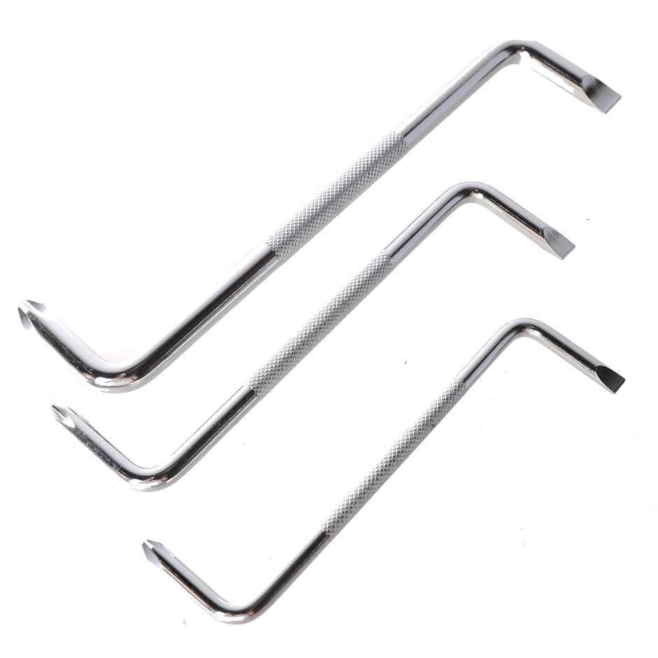 96 x VANGUARD Off-Set Screwdrivers, Sizes: 5, 6 & 8mm, Philips #1, #2, #3.