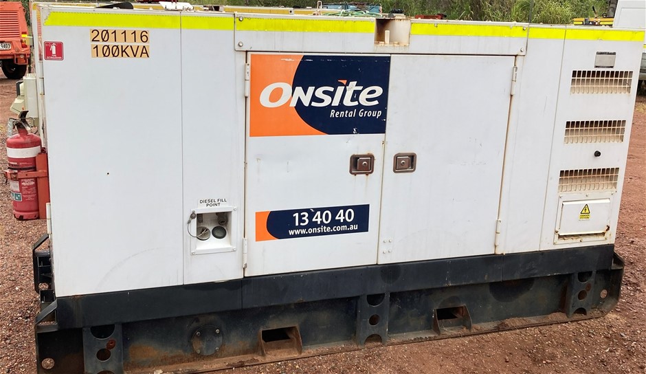 2013 GB Power GB-P100/SS Generator - Diesel - 100kva - Gladstone