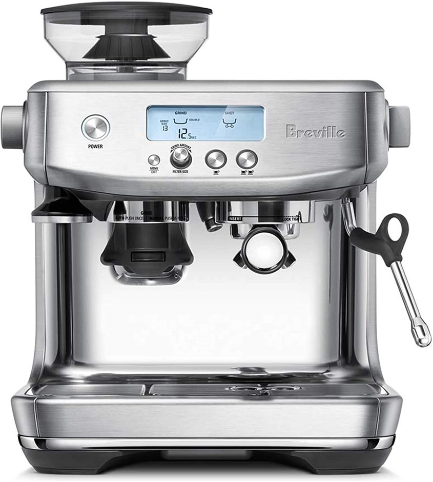 BREVILLE The Barista Pro Espresso Machine, Brushed Stainless Steel, BES878B
