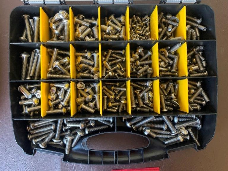 New Quality Large Size Carry Case with Stainless Steel Allen Dome Head