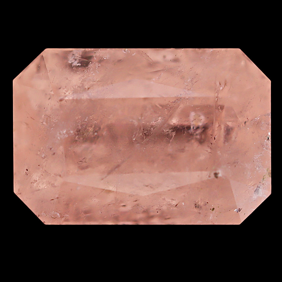Natural Fancy Cut Peach Morganite Gemstones Collection