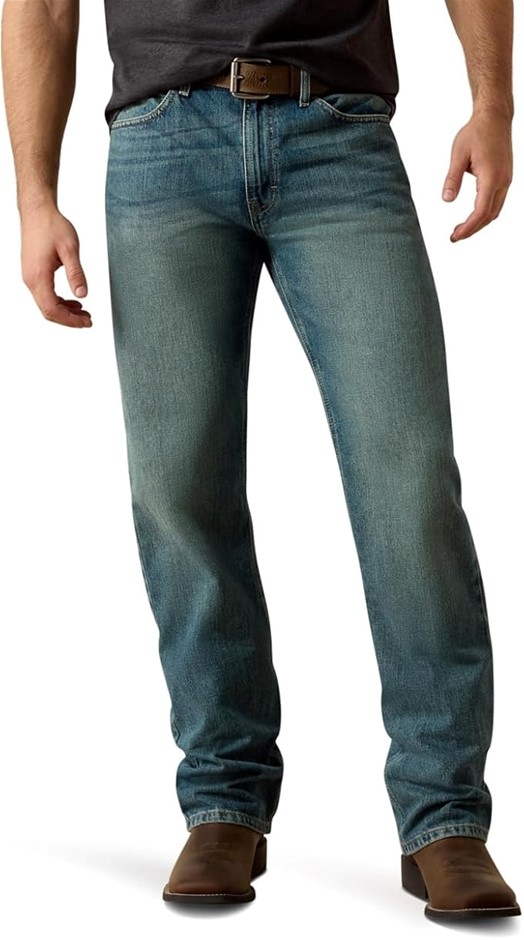 WRANGLER Mens Authentics Relaxed Fit Jean, Size 32x34, Light Stonewash Flex