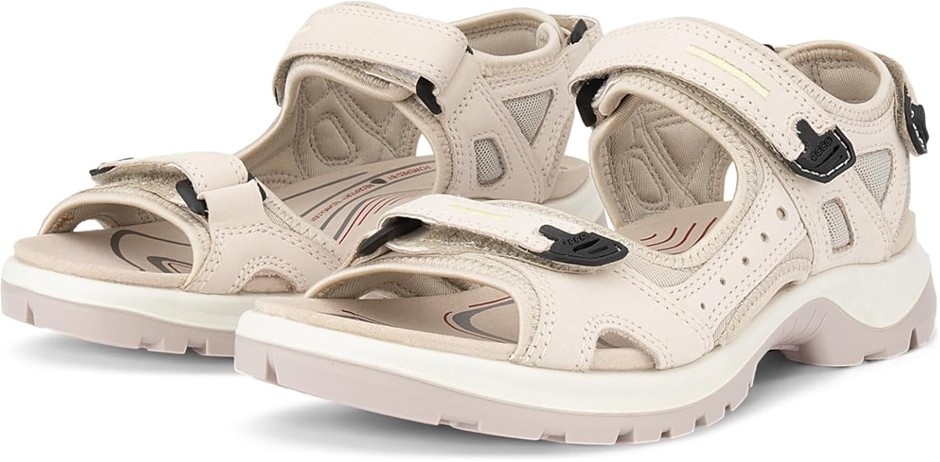 ECCO Women's Offroad Yucatan Sandal, EU 39/US 8-8.5, Limestone, 069563. NB: