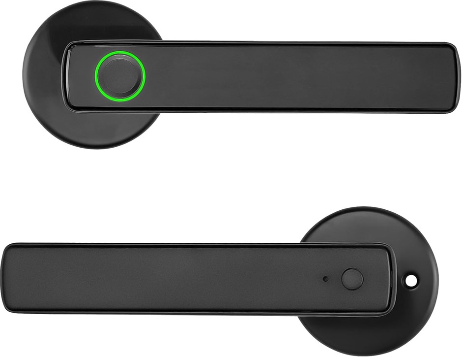 Connect Smart Door Handle Lock – Fingerprint, App, PIN & Key Access – Inter