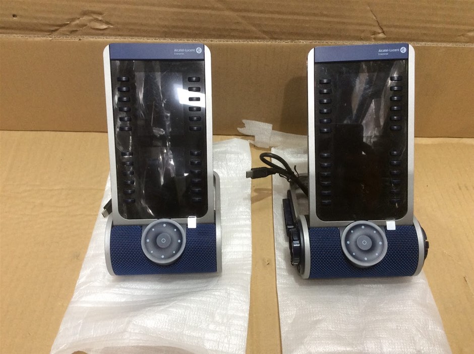 Alcatel-Lucent ALE-120 KEY Enterprise Desk Phone (Lot of 2)
