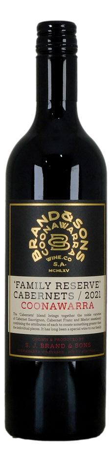 Brand & Sons Coonawarra Cabernets 2021 (6x 750mL), AUS.