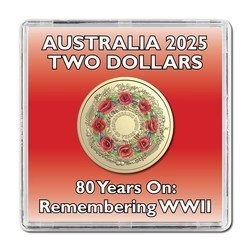 $2 Australia 2025 WWII 80th Anniversary UNC