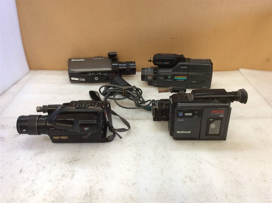 Sharp VL-C7950X/Telefunken FK500/Panasonic NV-MC5EN/National NV-G3A Vintage