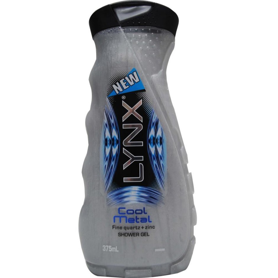 24 x Lynx 375ml Shower Gel Cool Metal Fi