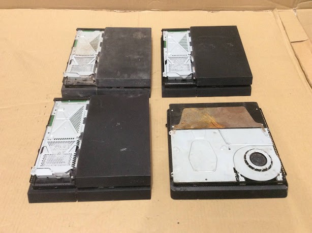 Sony PlayStation 4 CUH-1102A&CUH-1002A Consoles (Lot of 4)