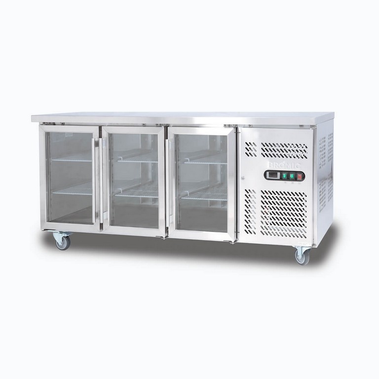 BromicUBC1795GD Under Bench Display Fridge, 417L
