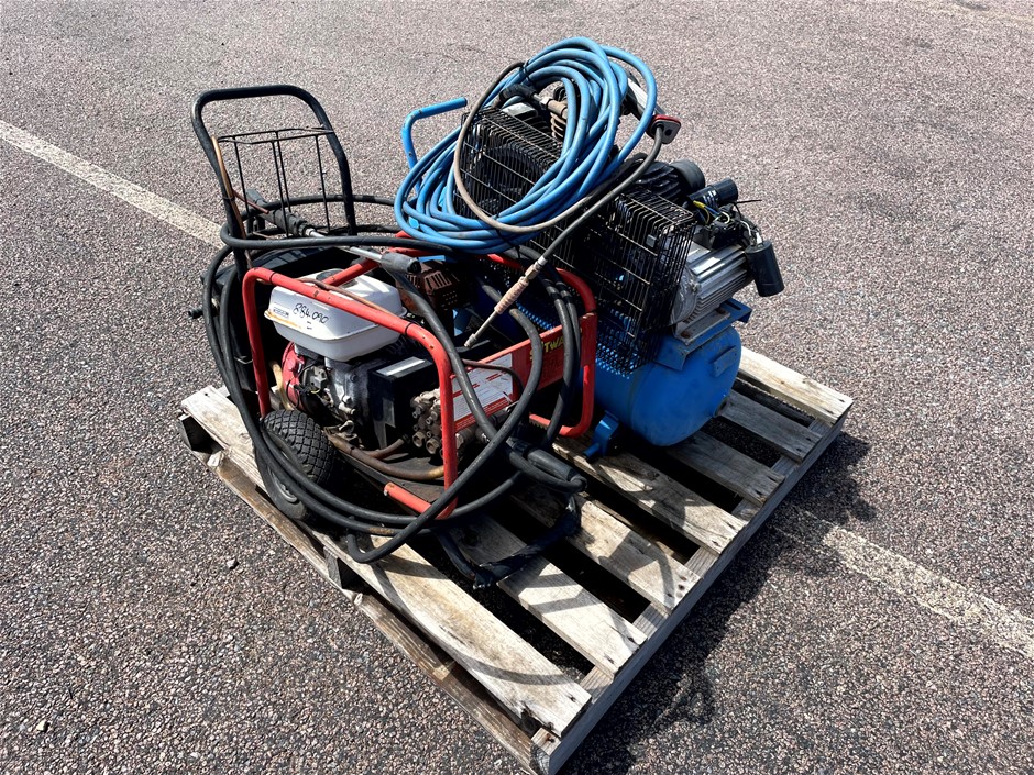 <p>Pressure Washer & Air Compressor </p>