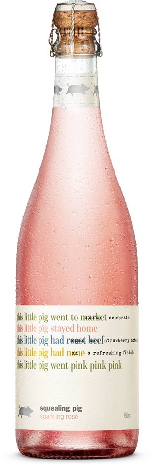 Squealing Pig Sparkling Rose NV (6x 750m