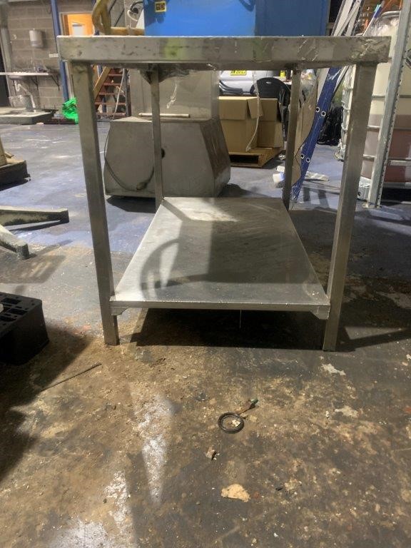 High Stainless Steel Table