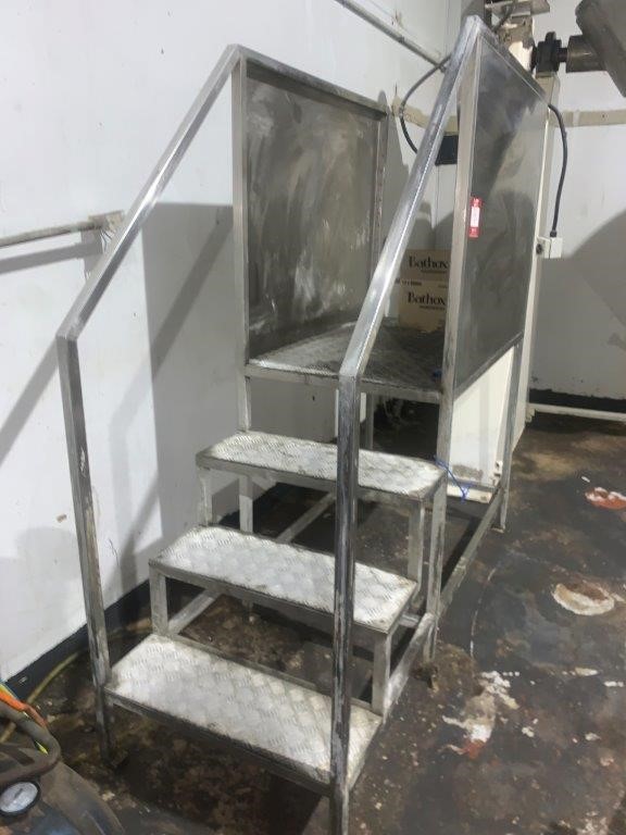 Portable Stainless Steel platform staircase