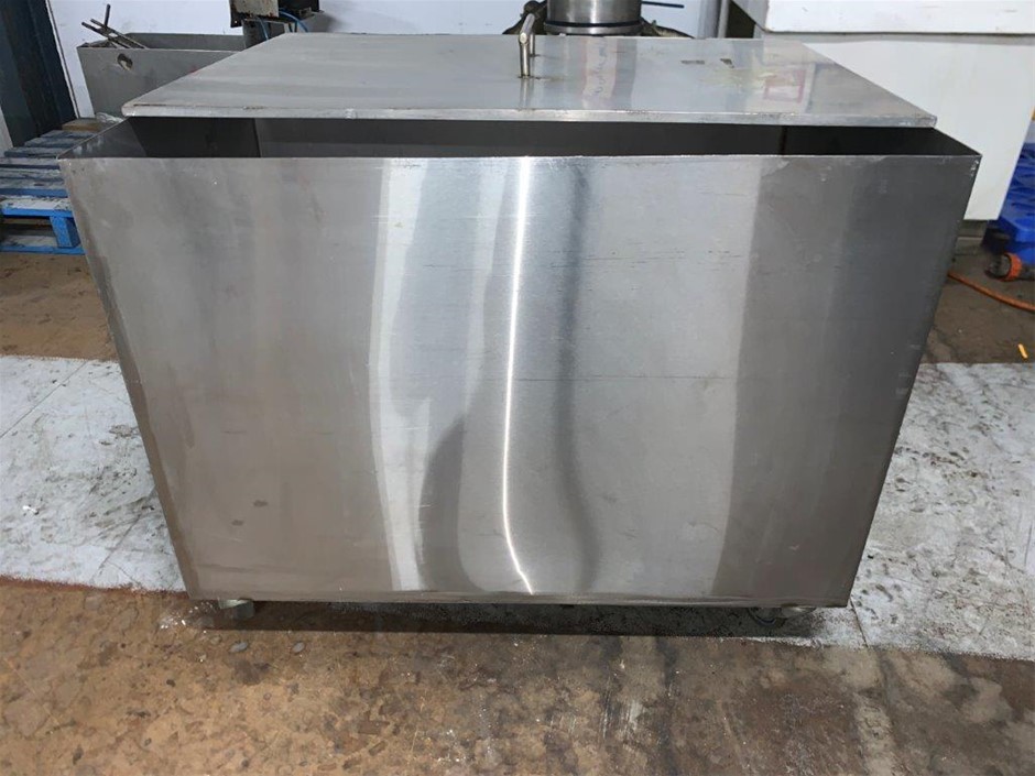 Stainless Steel Storage Unit on Wheels