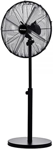 DIMPLEX 40 cm High Velocity Pedestal Fan - Matte Black Finish. NB: No box,