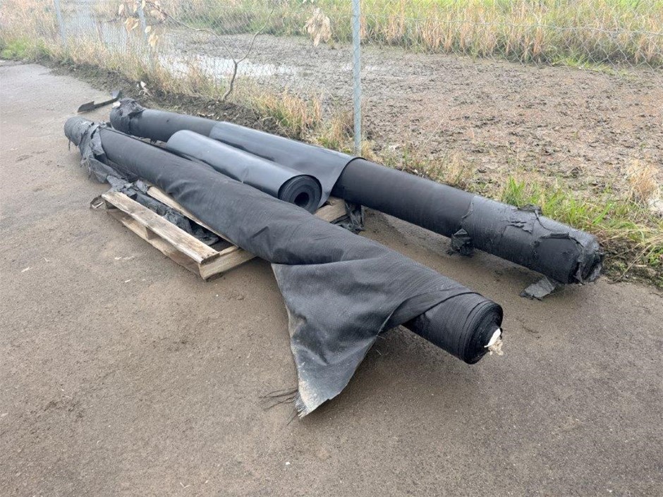 Pallet of Weed Matting Rolls