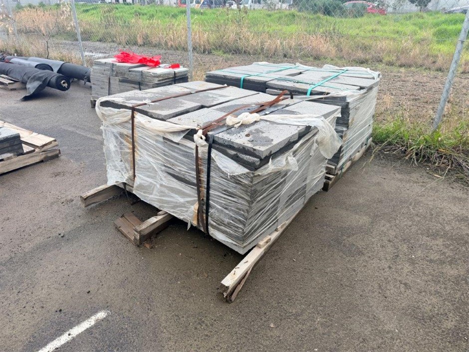 Pallet Of Concrete Pavers X 2