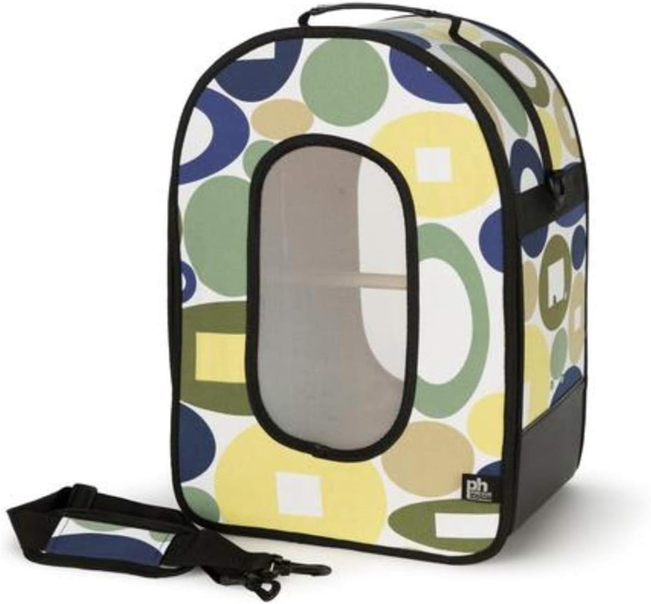 PREVUE Pet Products Soft Sided Bird Travel Carrier with Perch Large, Multic