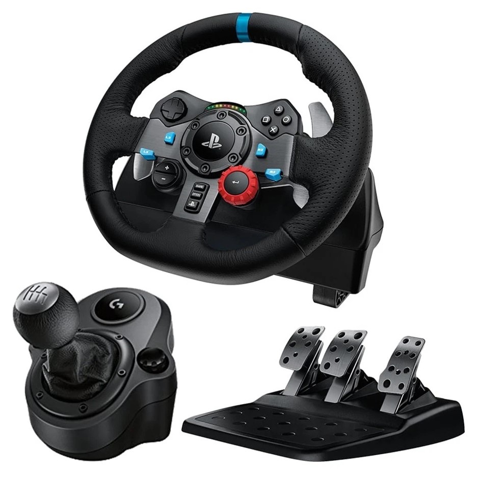 LOGITECH G29 Driving Force Racing Wheel, Gear Shift and Pedal for PlayStati