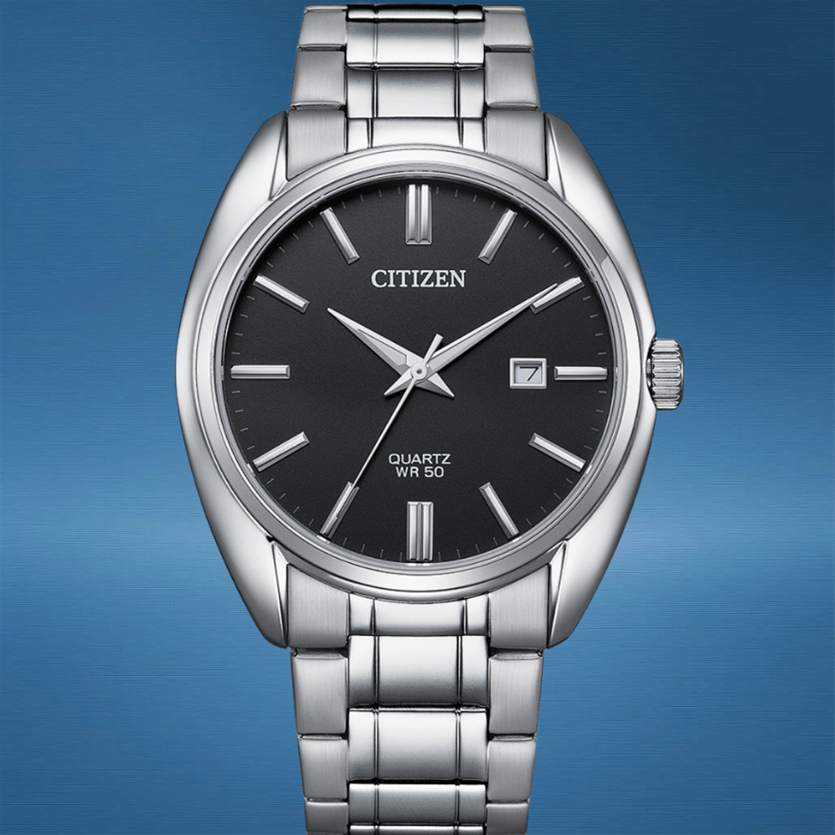 CITIZEN BLACK DIAL STAINLESS STEEL BI5100-58E 41MM BXP