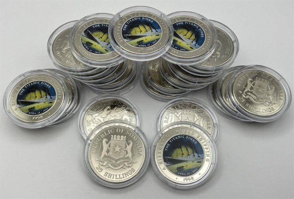 Approx. 25 x 1998 Republic of Somalia '25 Shillings' Coins