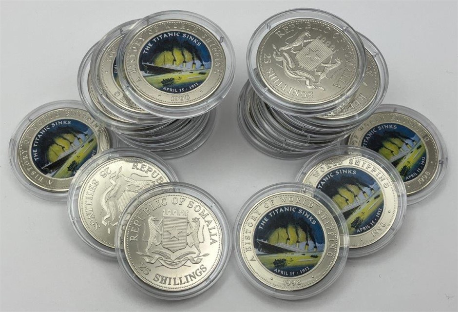 Approx. 20 x 1998 Republic of Somalia '25 Shillings' Coins