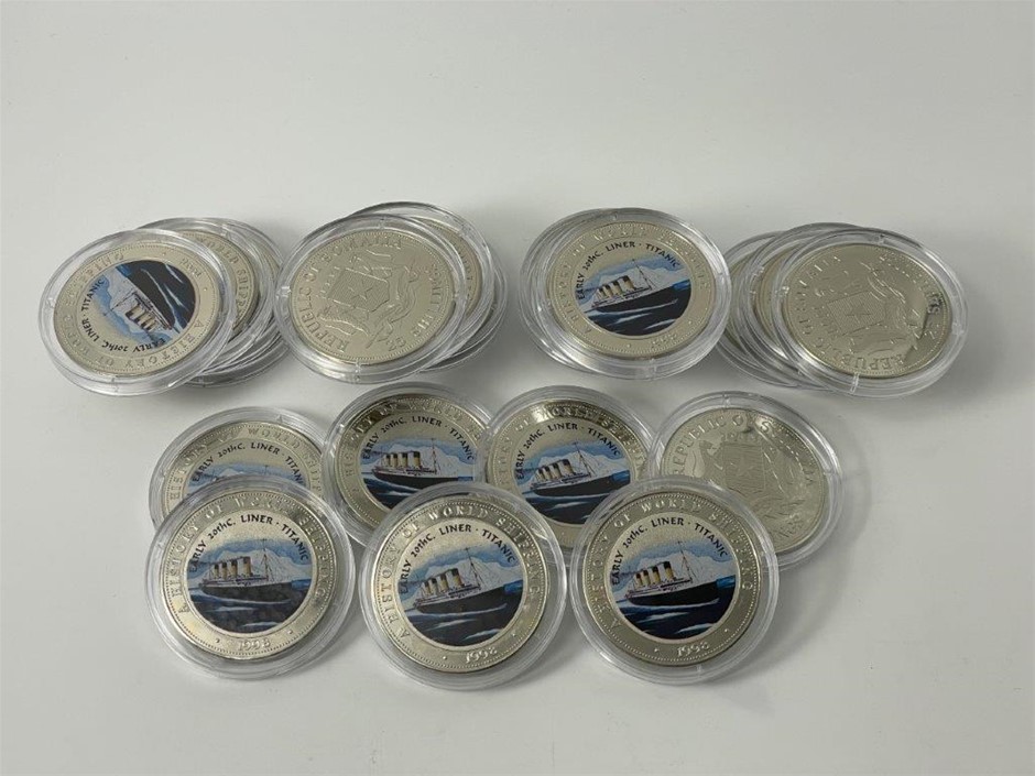 Approx. 25 x 1998 Republic of Somalia '25 Shillings' Coins